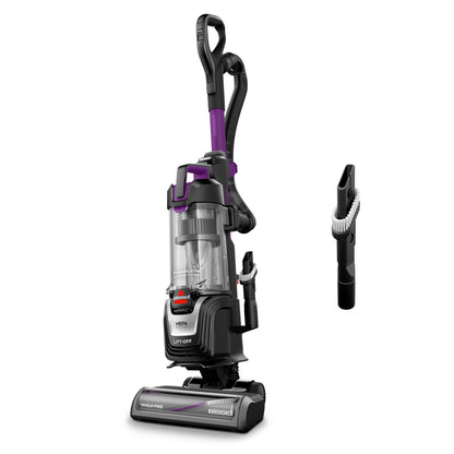Powerlifter Allergen Lift-Off, Bagless, Upright Vacuum, Pet Friendly, HEPA, Powerful Suction, Lift-Off Detachable Pod, Tangle Free Brush Roll, 4082W, Black & Purple